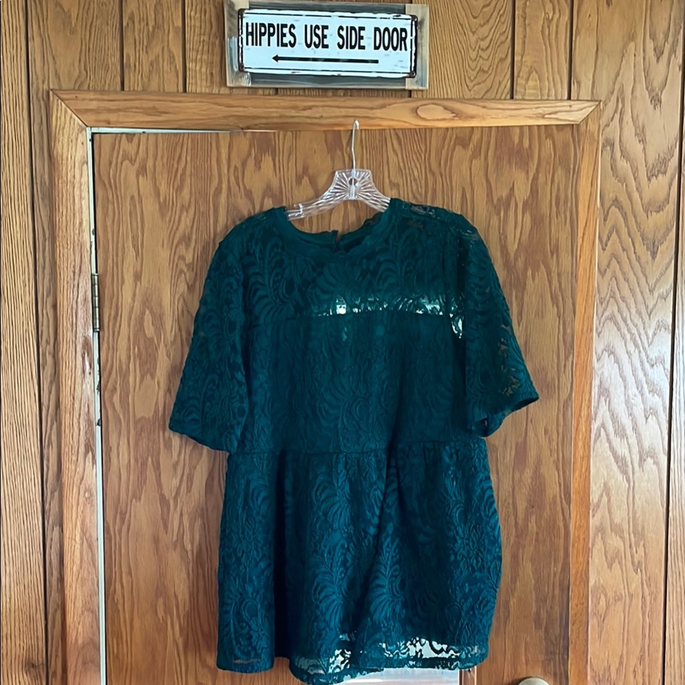 Torrid lace empire waist top- never worn